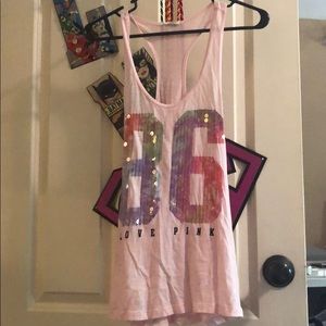 Pink thank top!